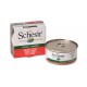 Schesir pollo con manzo (gelatina) cibo umido per cani (lattina)