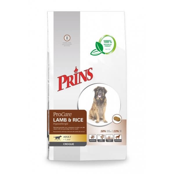 Prins ProCare Croque Hypoallergic con agnello e riso per cane