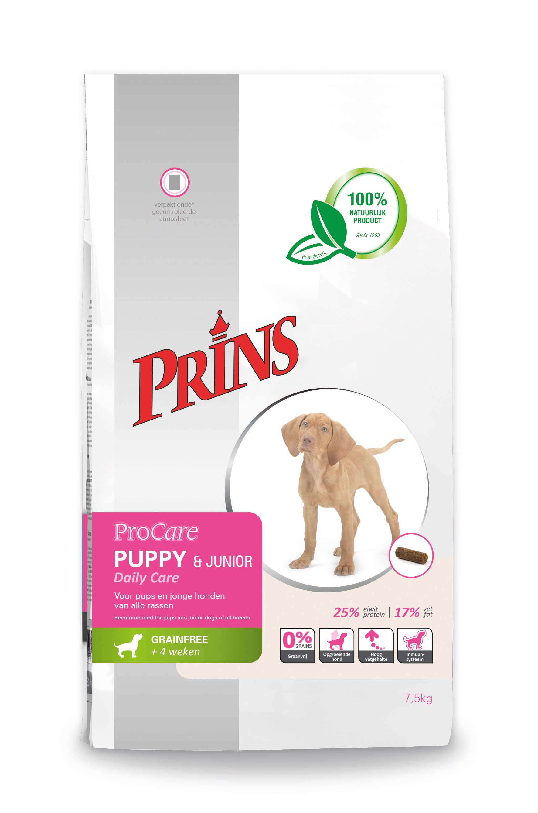 Prins ProCare Grainfree Puppy & Junior Daily Care per cane