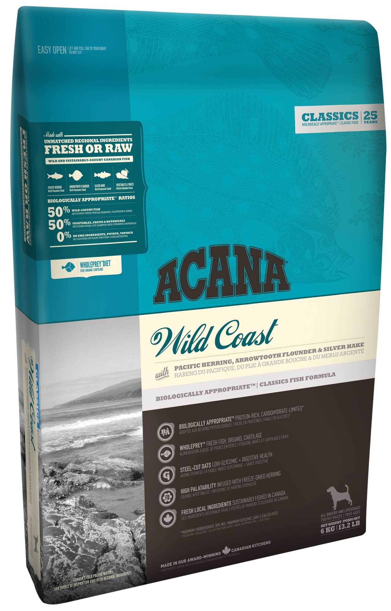 Acana Classics Wild Coast per cane