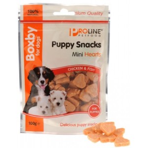 Boxby Mini Hearts snack per cane