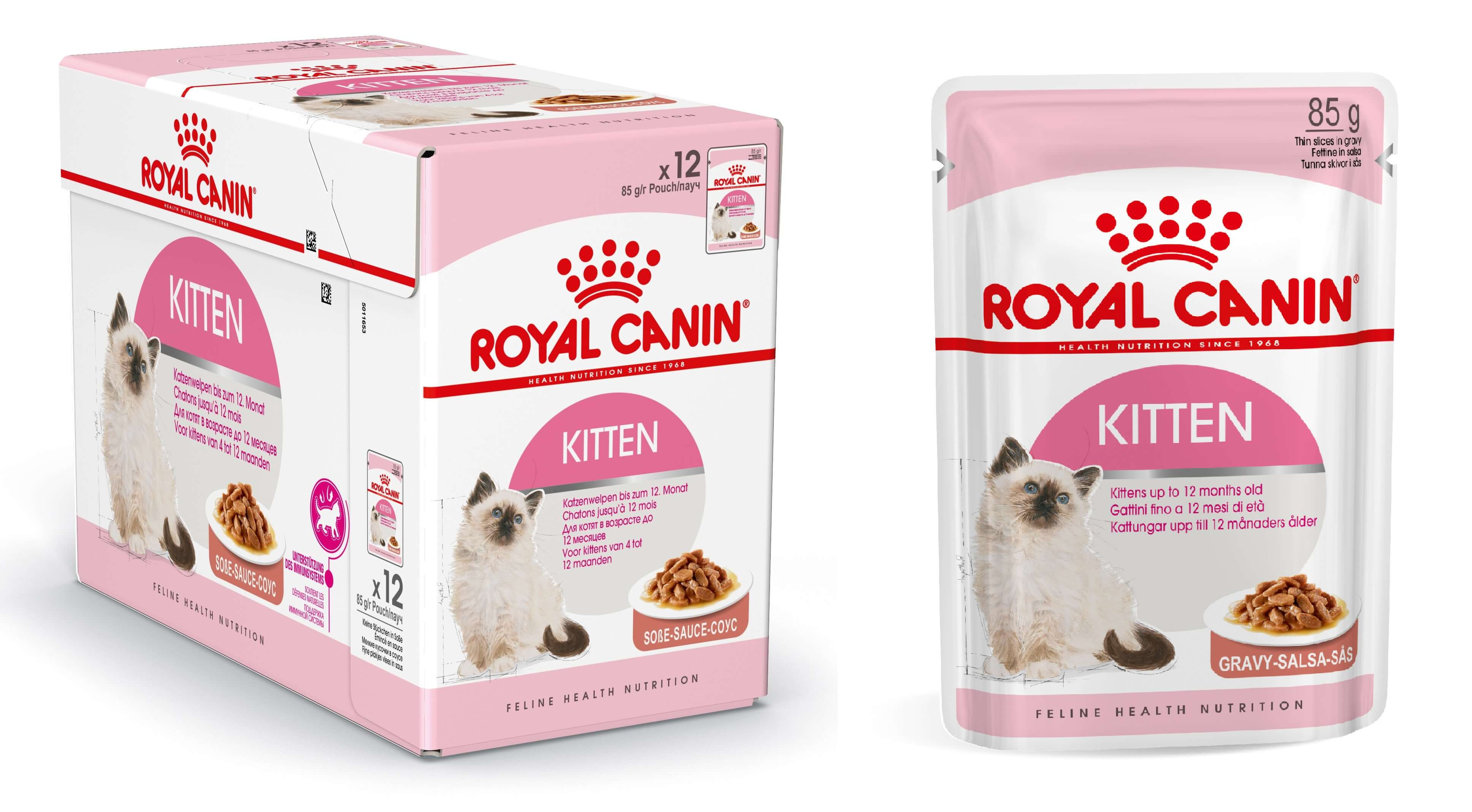 Royal Canin Kitten in salsa cibo umido per gattini (85 g)