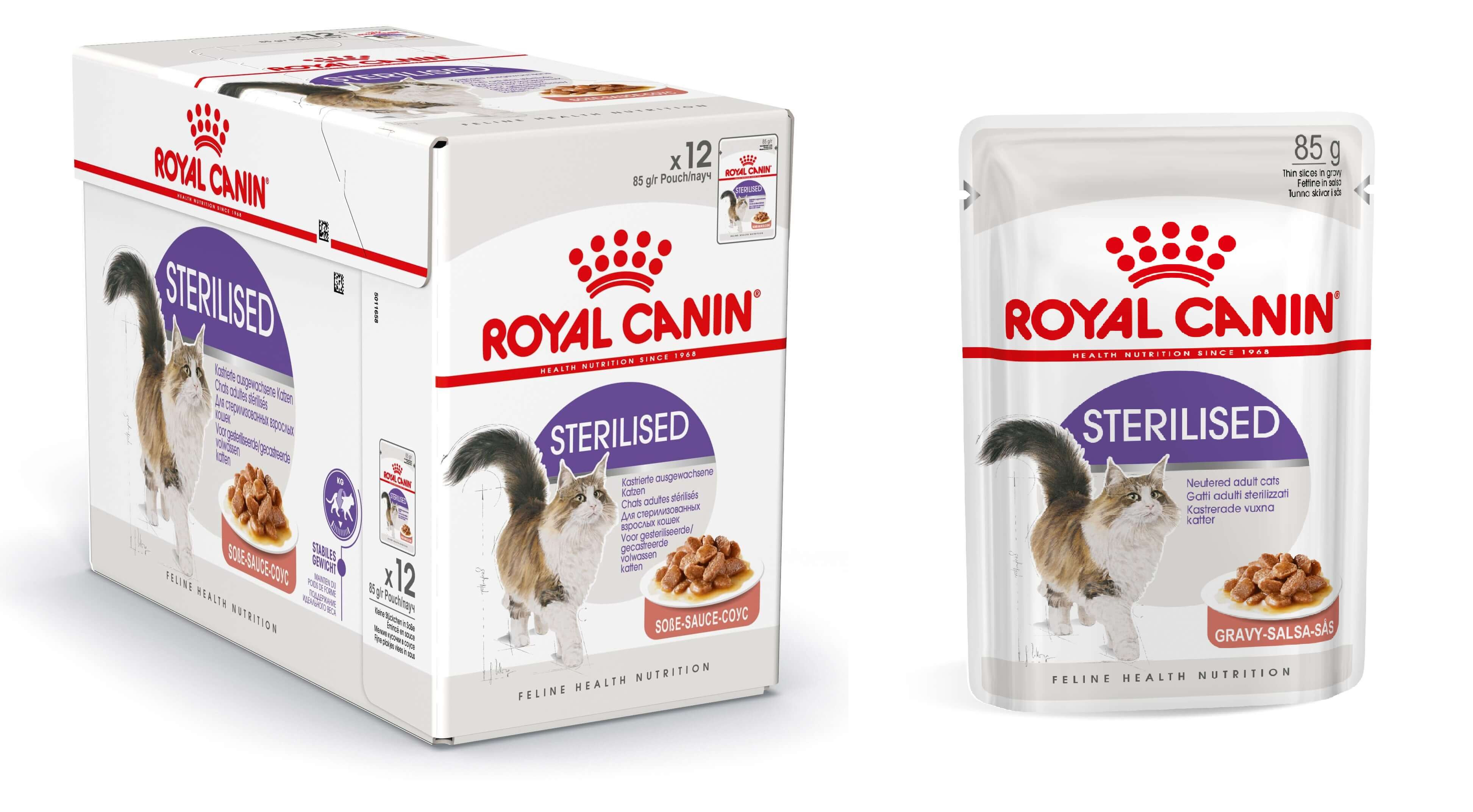 Royal Canin Sterilised cibo umido in salsa per gatto (85 g)
