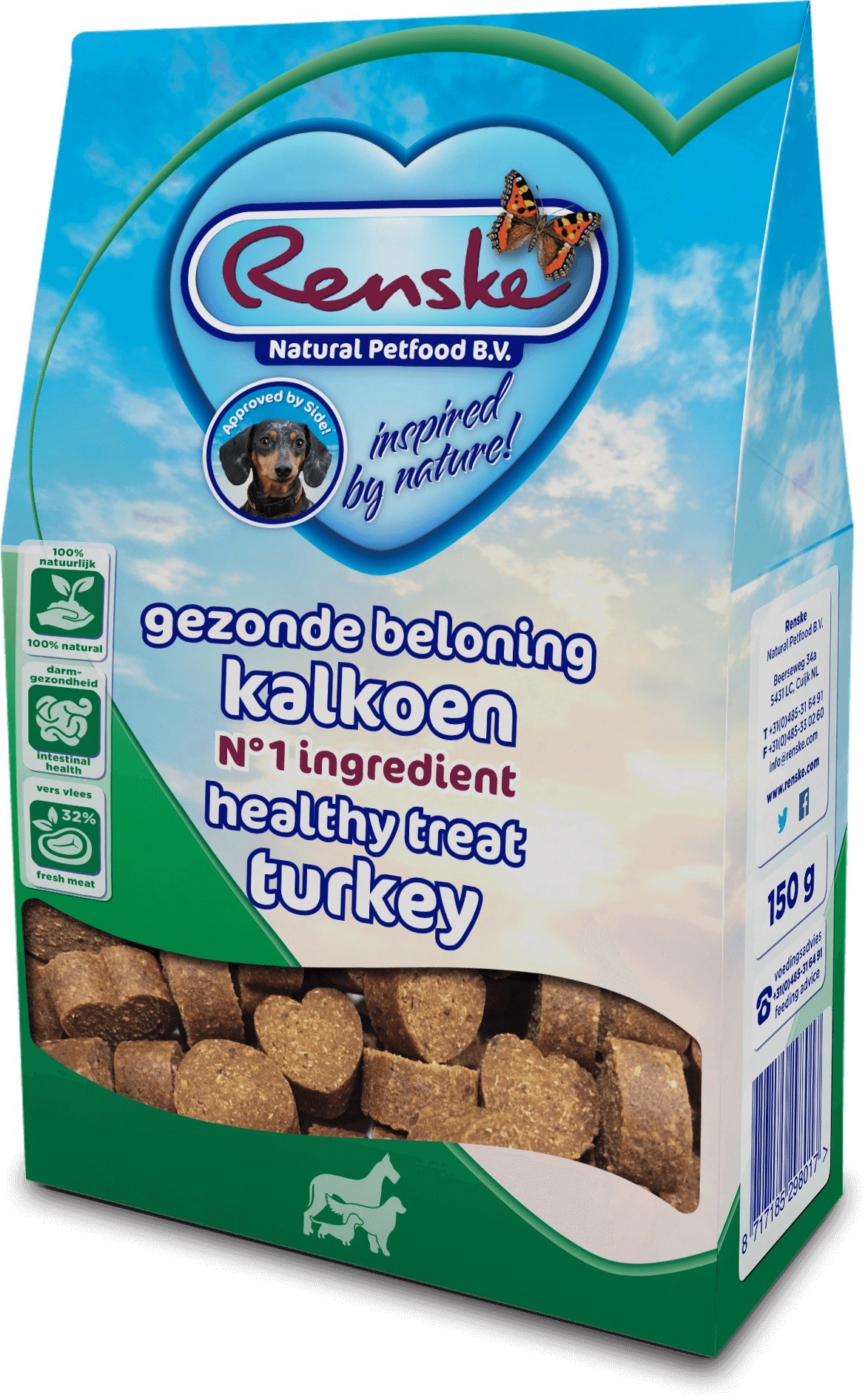 Renske Healthy Treat tacchino snack per cani