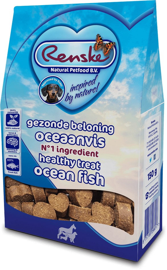 Renske Healthy Treat pesce di mare snack per cani