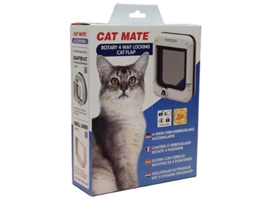Cat Mate 4-way Rotary Gattaiola bianca