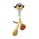 Peluche Big Feet Naturale gioco per cane