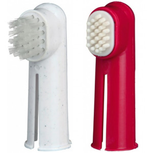 Spazzolino da denti da dito per cane