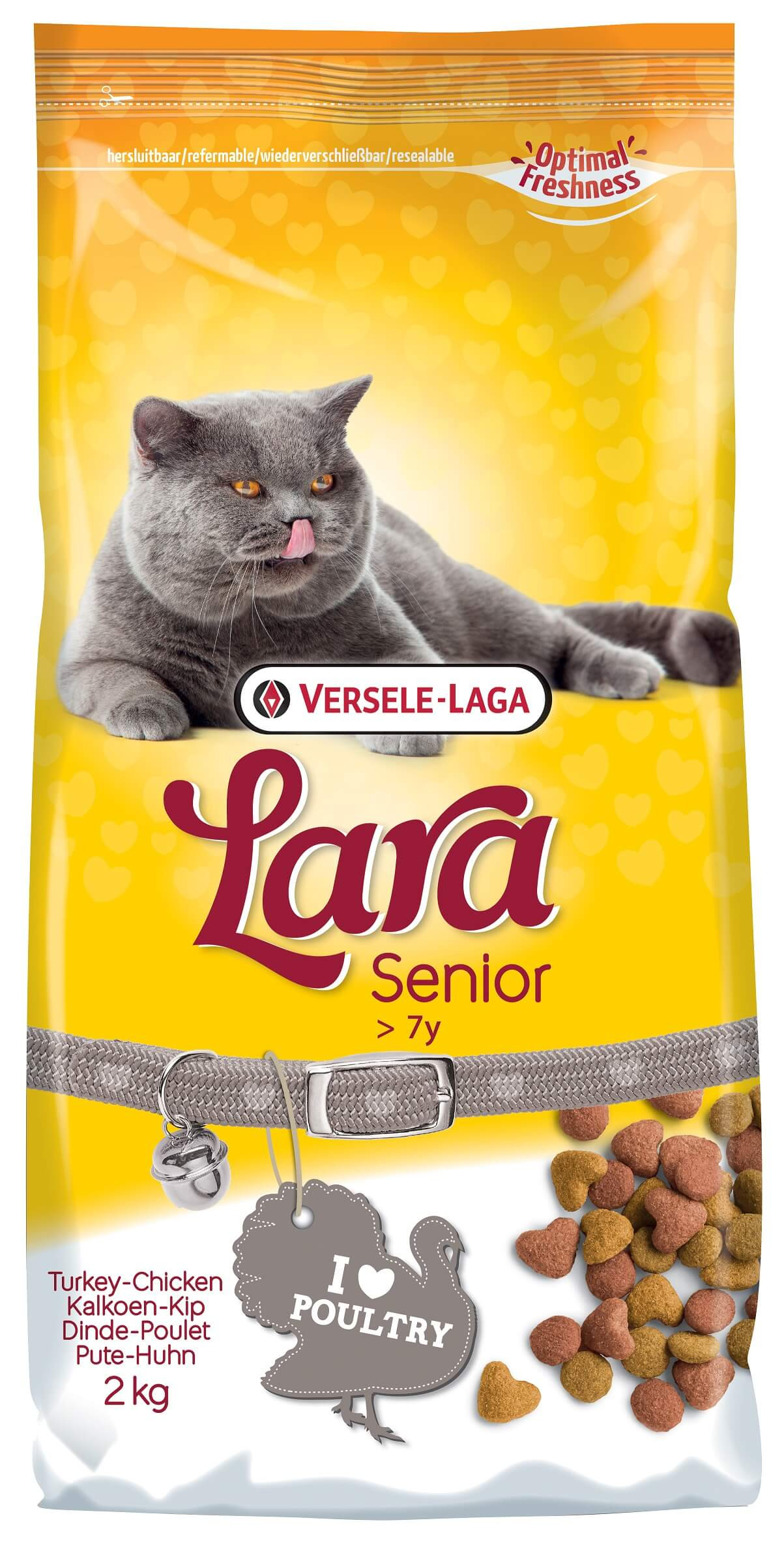 Versele-Laga Lara Senior pollo con tacchino per gatti