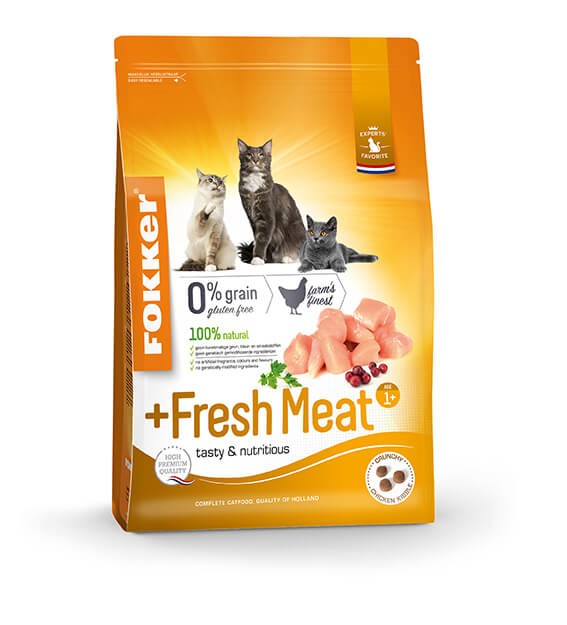 Fokker +Fresh Meat per gatti