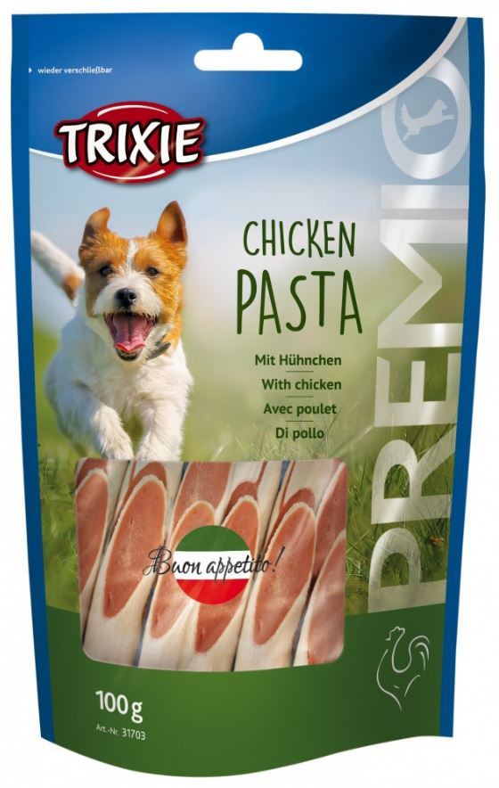 Premio Pollo Penne Pasta snack per cane