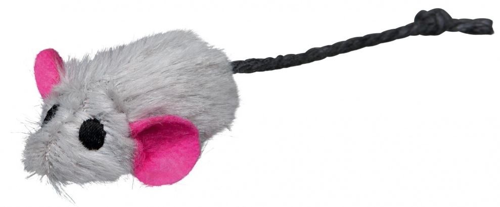 Trixie Topo Peluche con erba gatta per gatto (6pz)