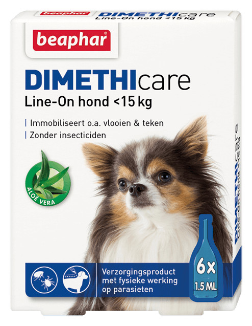 Beaphar Dimethicare line-on antiparassitario per cani (fino a 15 kg) 