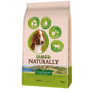 Iams Naturally Adult Cane, con agnello e riso