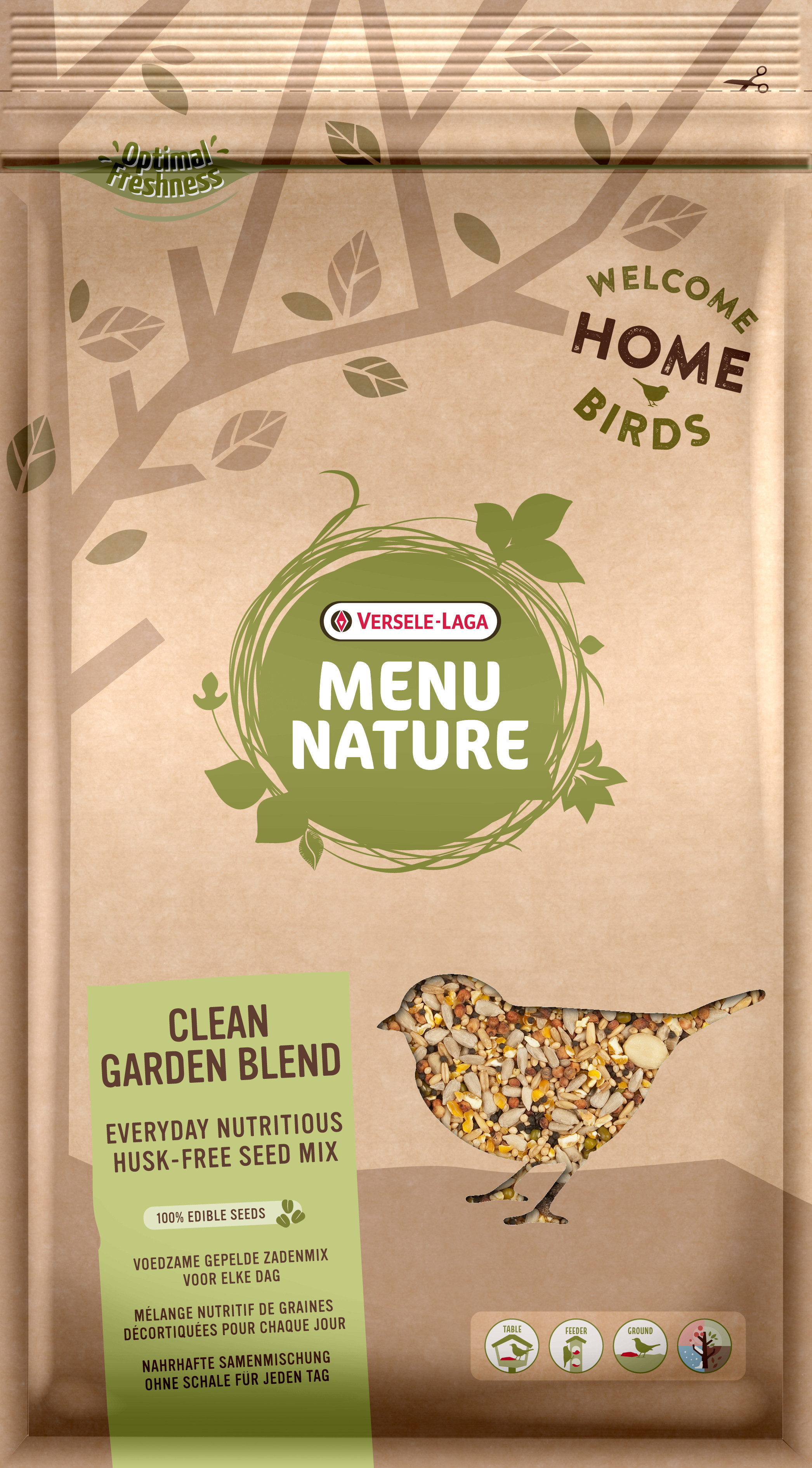 Versele-Laga Menu Nature Clean Garden Blend semi misti per uccelli selvatici