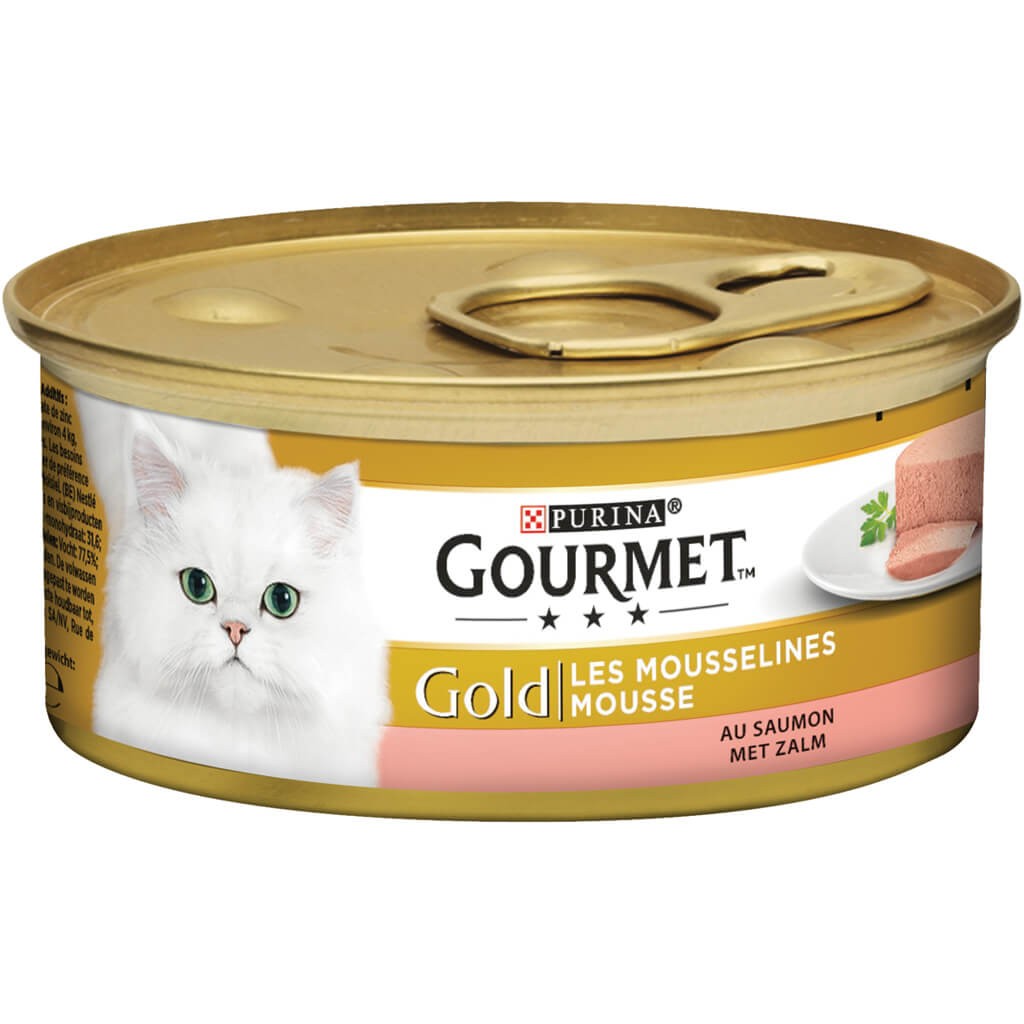 Gourmet Gold Mousse con salmone per gatto