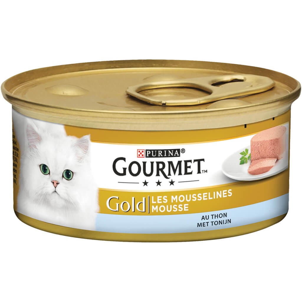 Gourmet Gold mousse con tonno cibo umido per gatto