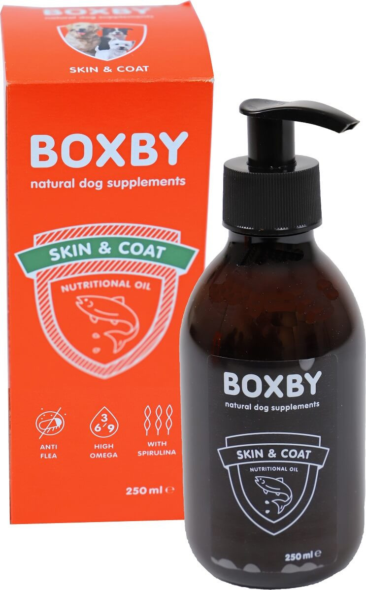Boxby for dogs skin&coat olie 250 ml