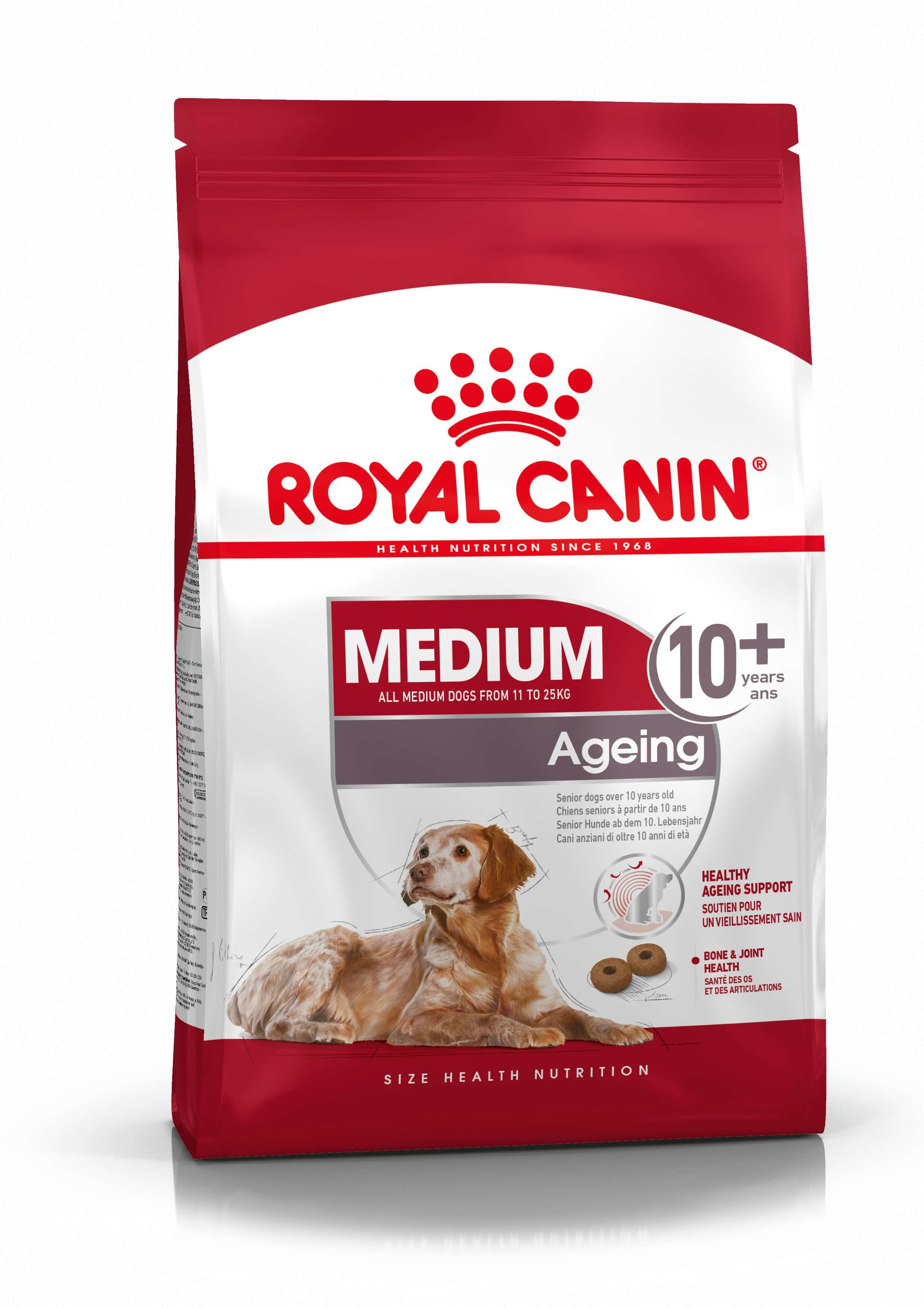 Royal Canin Medium Ageing 10+ per cane
