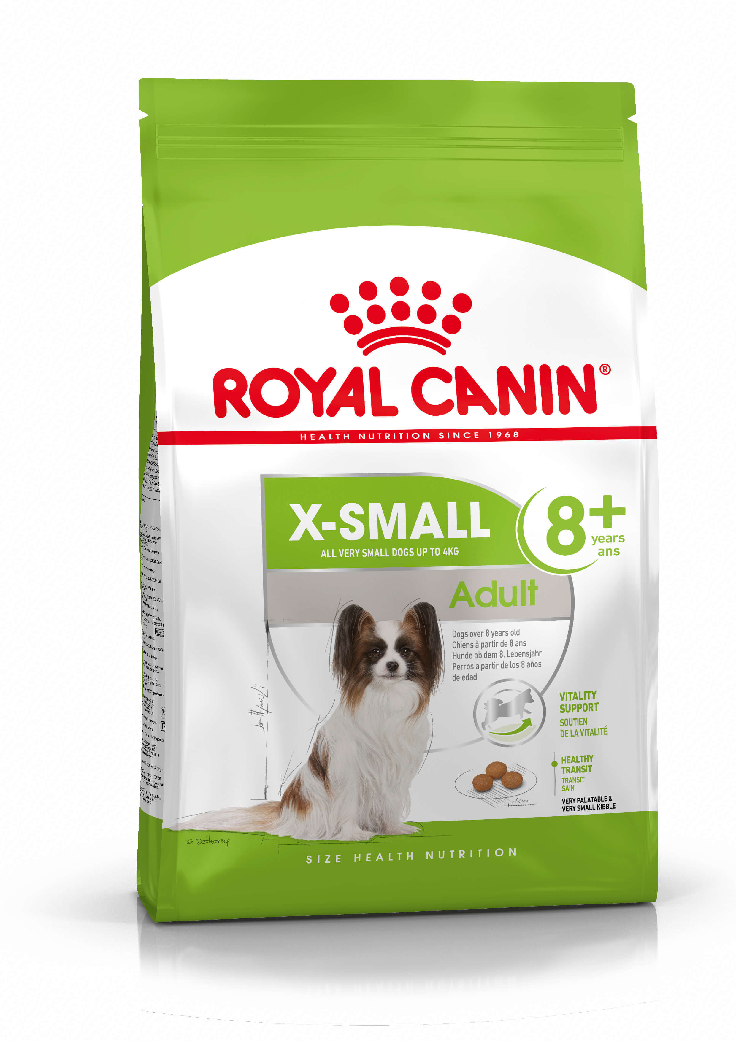 Royal Canin X-Small Mature 8+ per cane