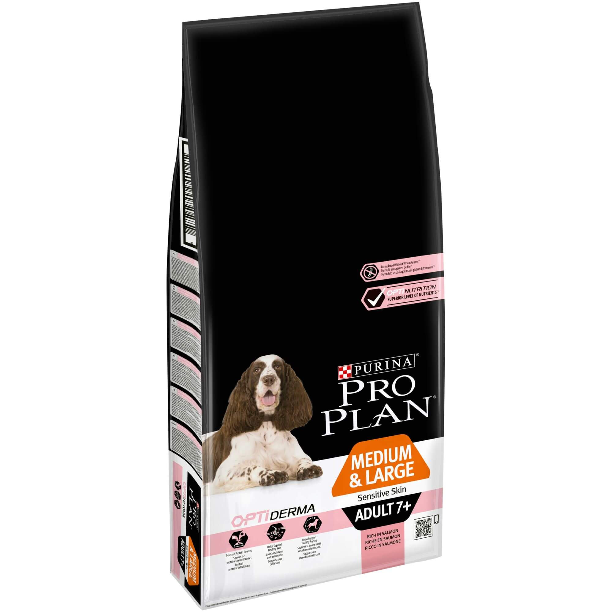 Pro Plan Medium & Large Adult 7+ Sensitive Skin con salmone per cane