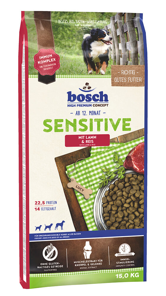 Bosch Sensitive Lam & Rijst hondenvoer