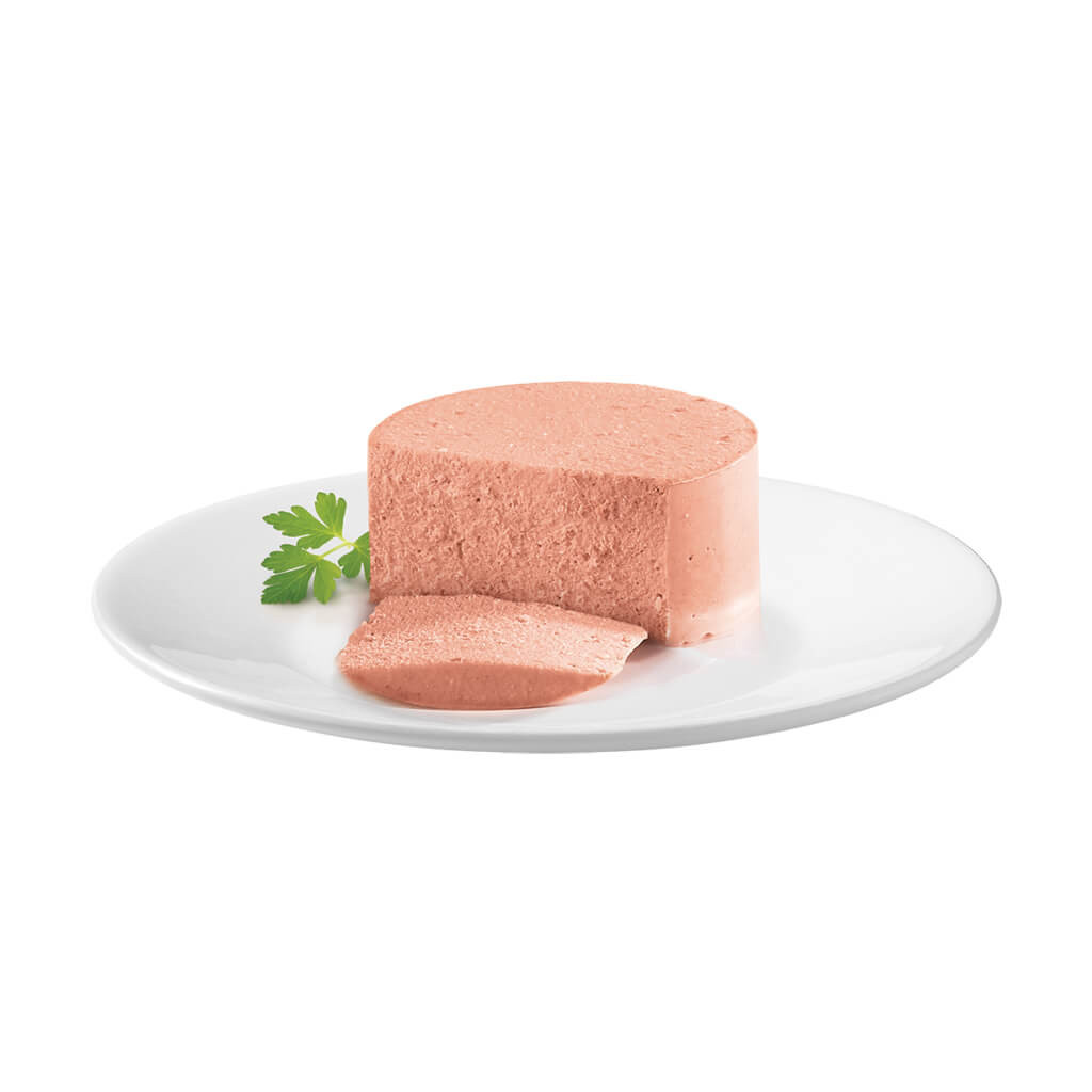 Gourmet Gold Mousse con tonno, fegato, tacchino, manzo per gatto (85 g)