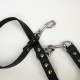 Guinzaglio in Pelle Nero