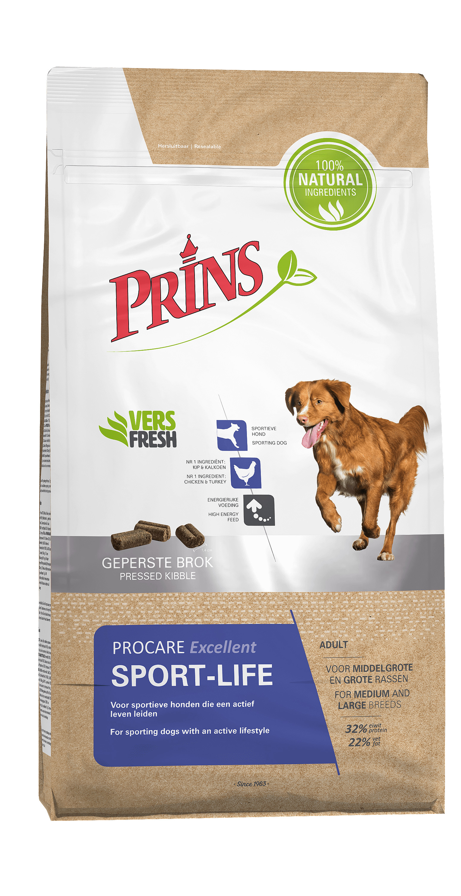 Immagine di 15 kg Prins ProCare Excellent Sport-Life per cane