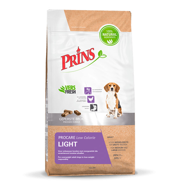 Prins ProCare Low Calorie Light per cane