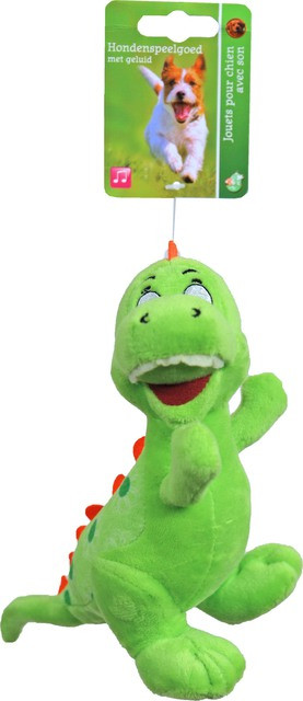 Pluche Dino 15 cm met piep