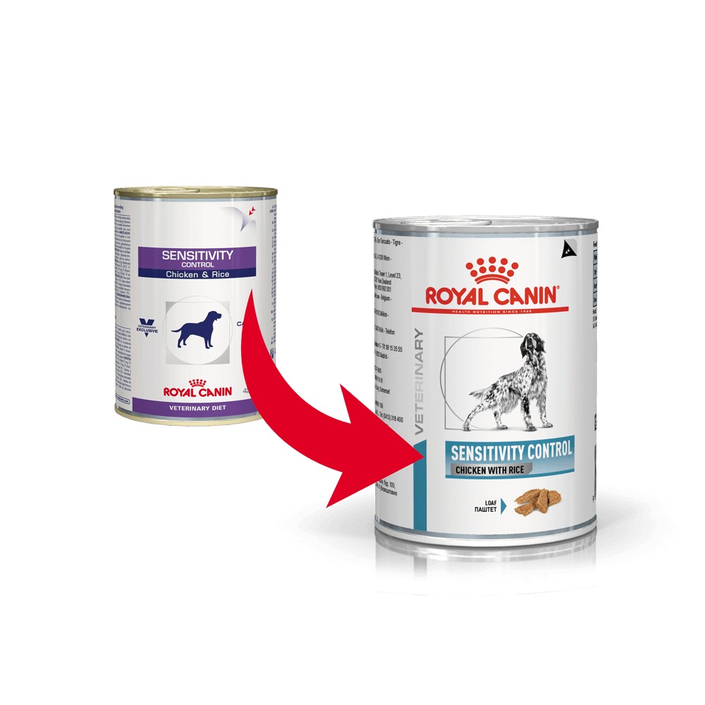 Royal Canin Veterinary Sensitivity Control con pollo & riso (in scatola) per cane