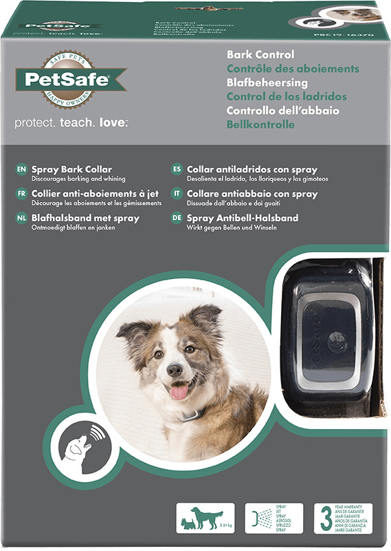 Petsafe antiblafband met spray voor de hond