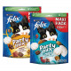 Felix Party Mix Original + Seaside Snack per gatti (2x200g)