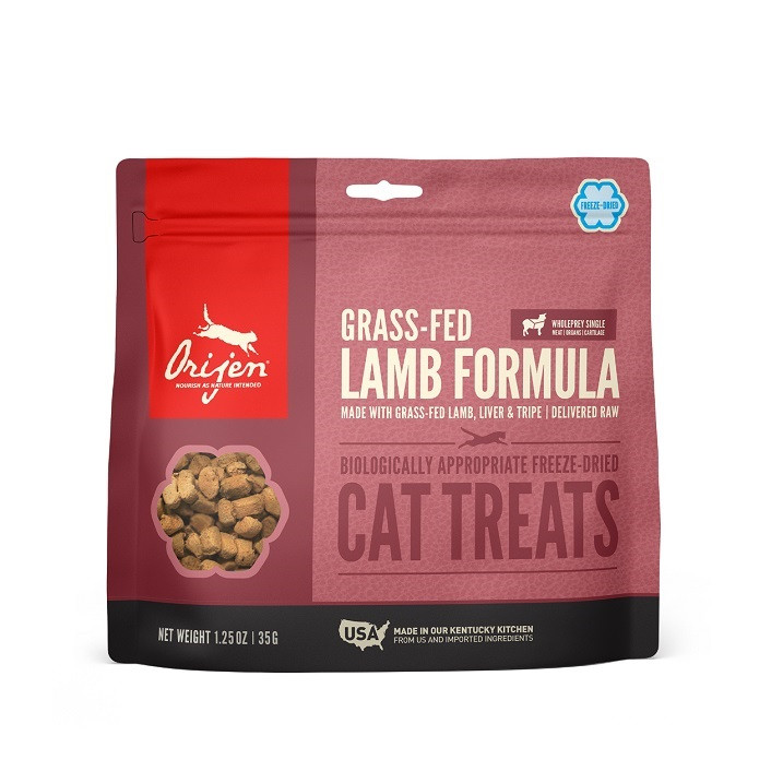 Orijen Grass-Fed Lamb snack per gatto