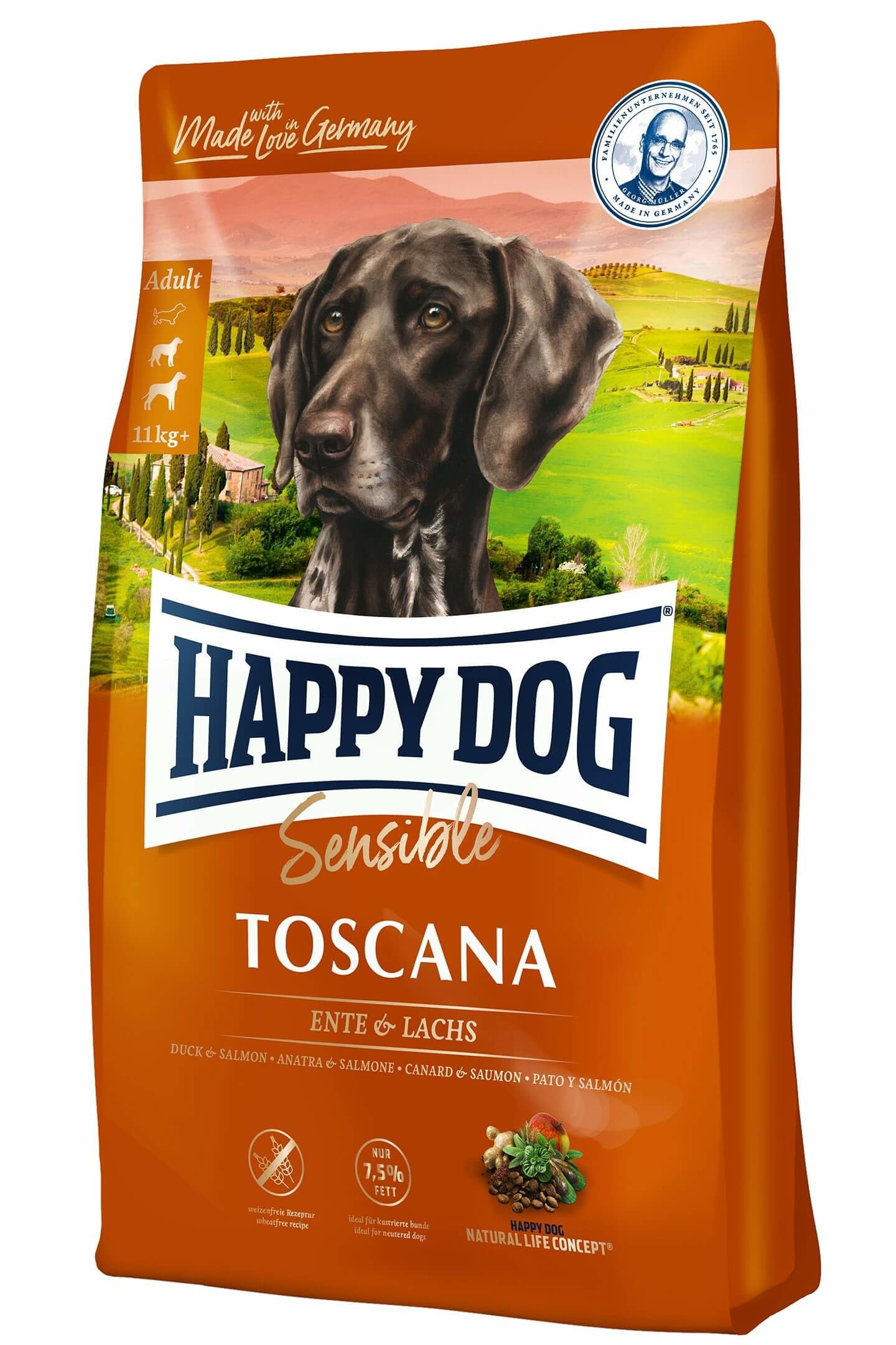 Happy Dog Supreme Sensible Toscana hondenvoer