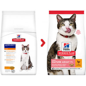 Hill’s Mature Adult 7+ Light per gatto con pollo