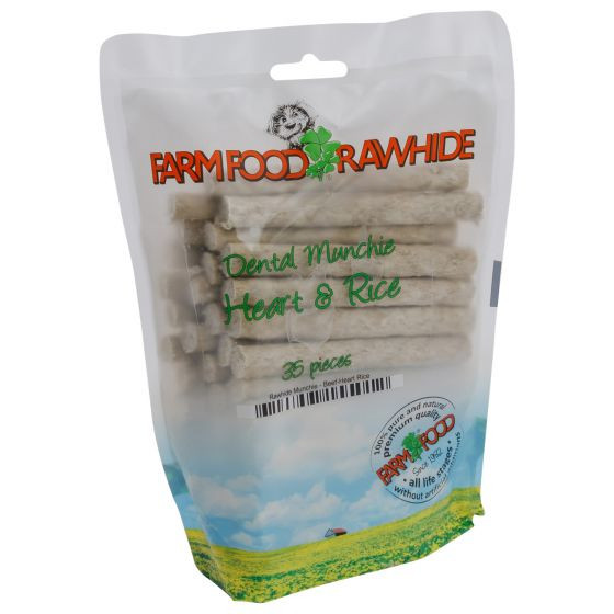 Farmfood Rawhide Dental Munchie Hart - 35 stuks