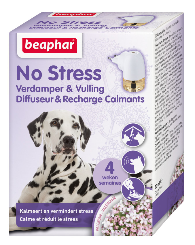 Beaphar No Stress diffusore calmante con ricarica per cani 
