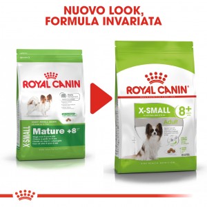 Royal Canin X-Small Mature 8+ per cane
