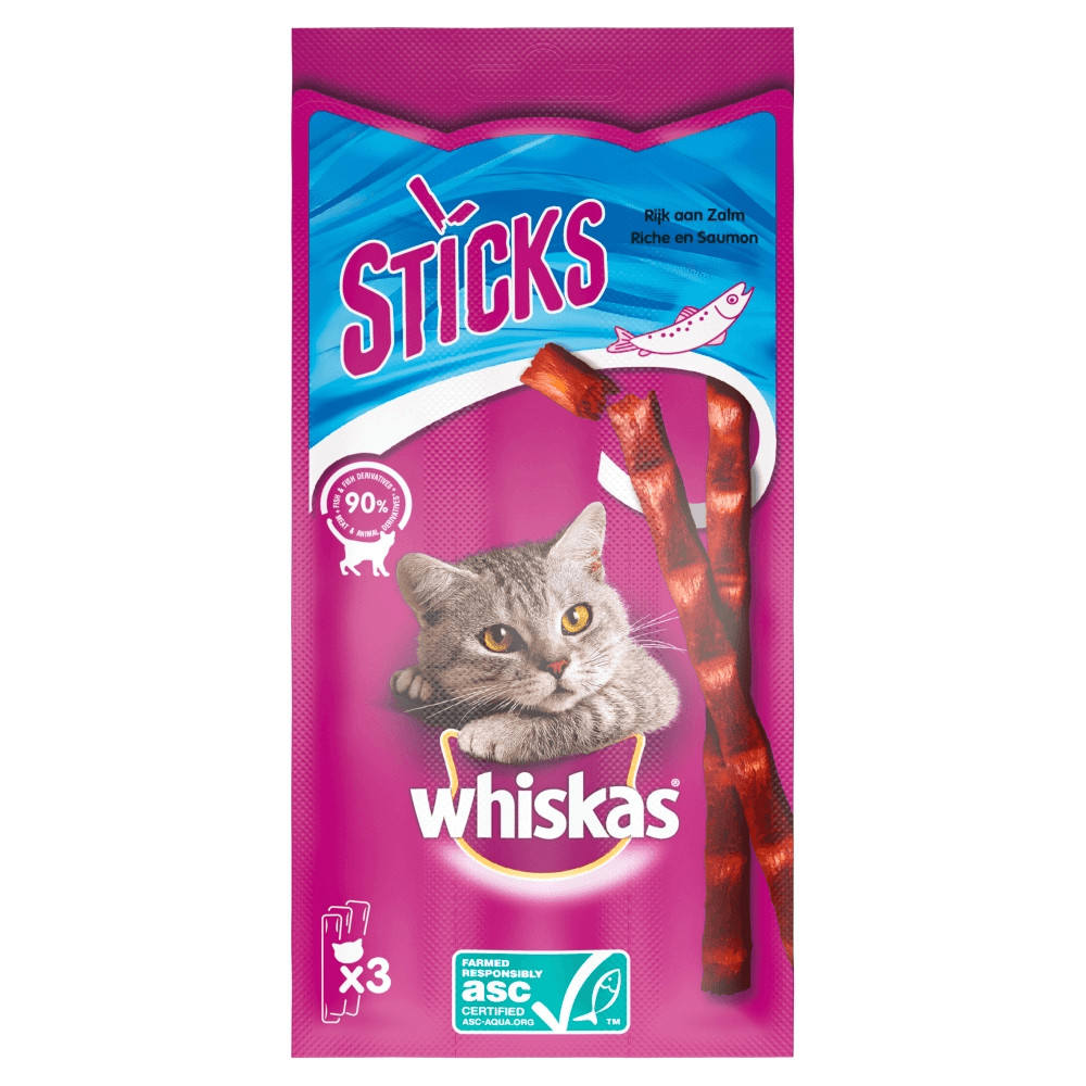 Whiskas Sticks Bastoncini snack per gatti