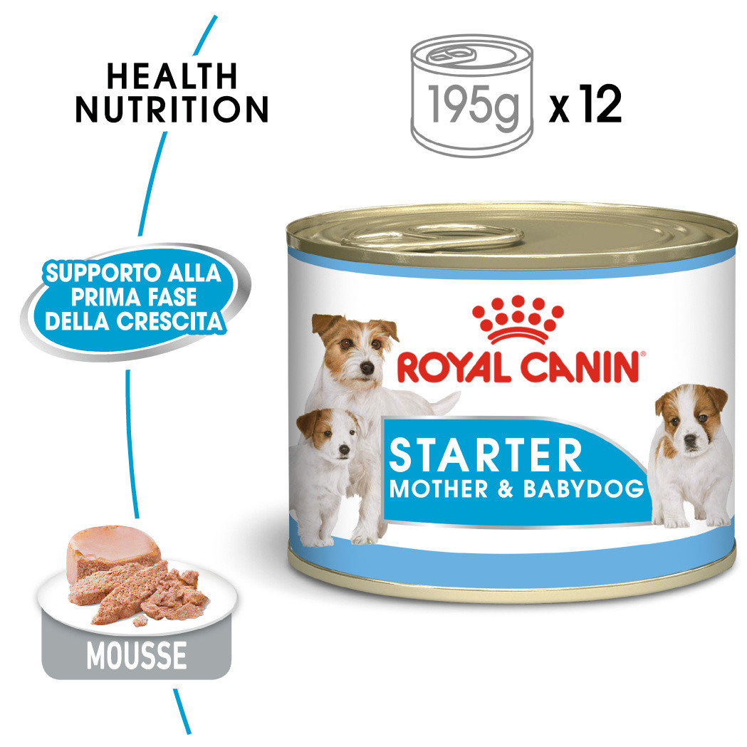 Royal Canin Starter Mousse Mother & Babydog 195 gr blik hond