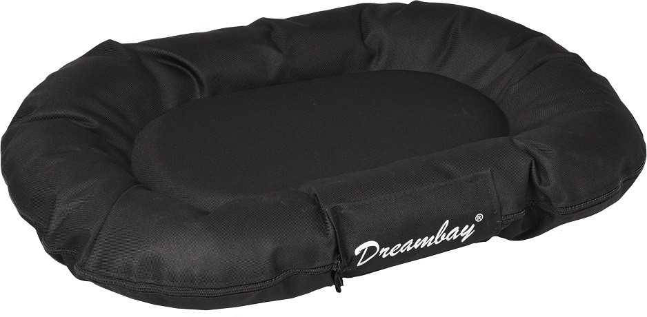 Dreambay cuscino per cane (nero e rotondo)