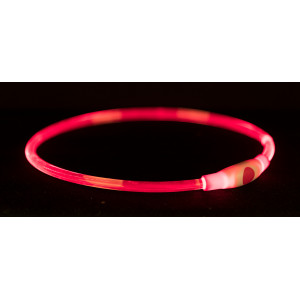 Collare luminoso 65cm rosso per cane, Ordine online