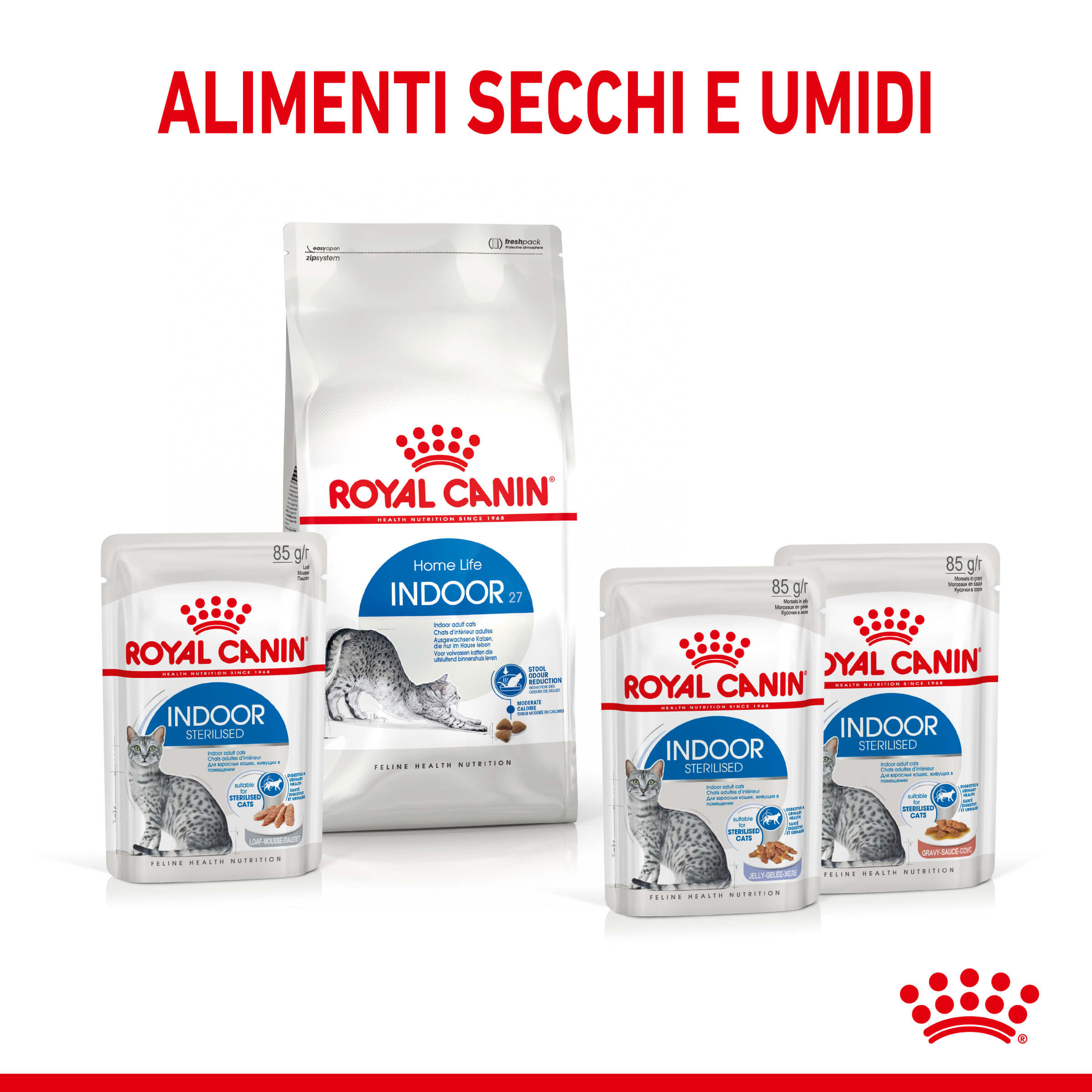 Royal Canin Indoor Sterilised in Gravy kattenvoer x12