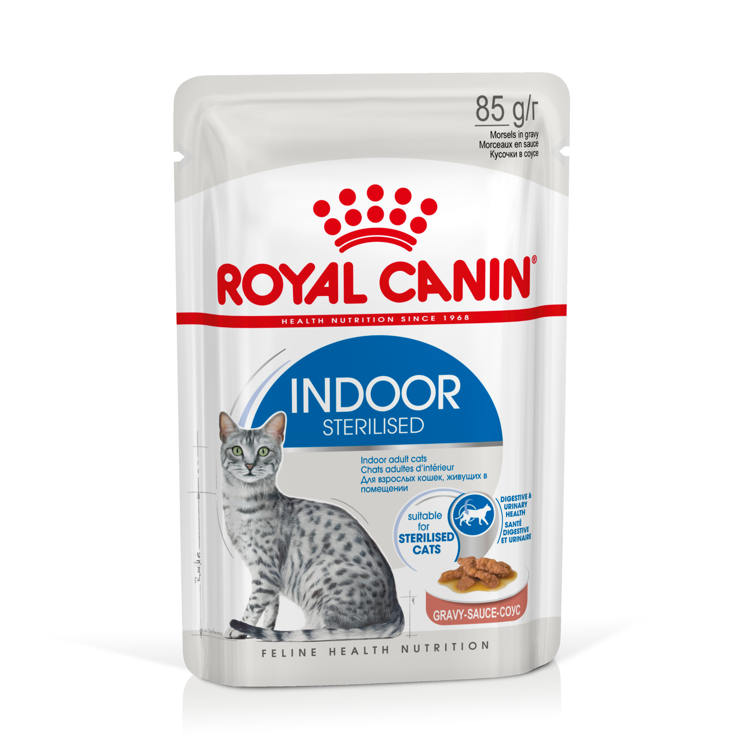 Royal Canin Indoor Sterilised in Gravy kattenvoer x12