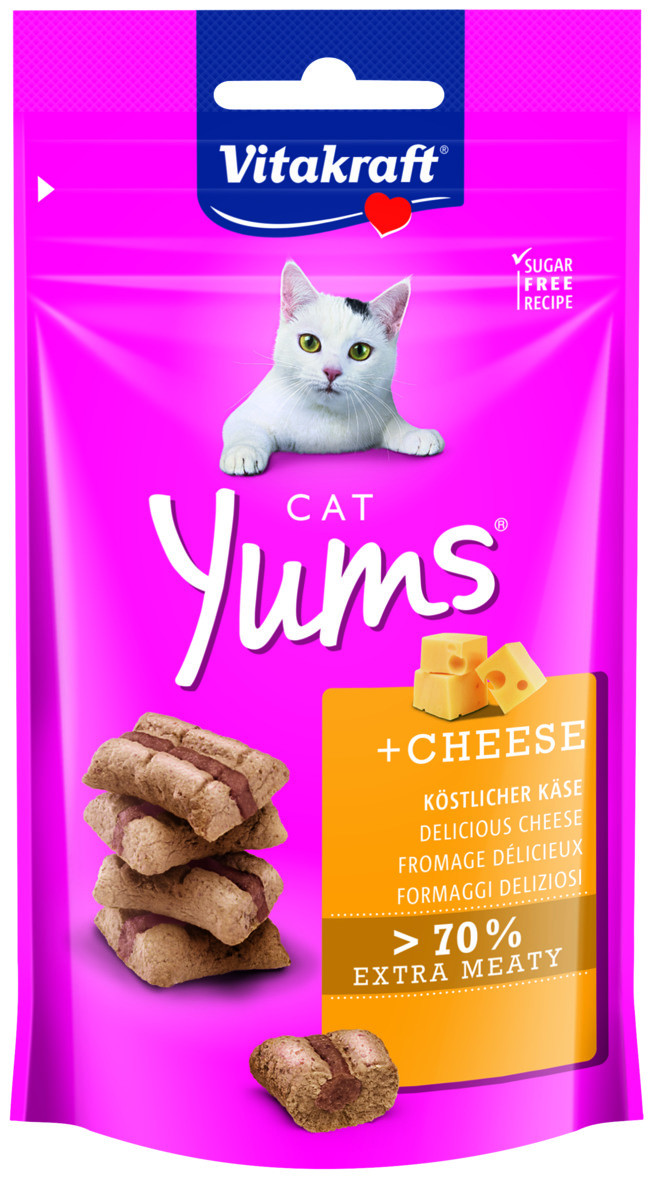 Vitakraft Cat Yums con formaggio snack per gatto (40 g)