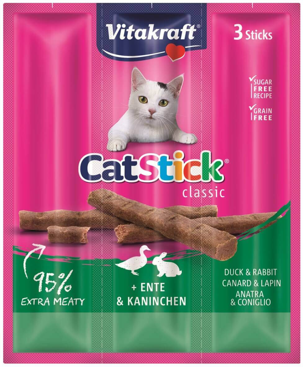 Vitakraft Catstick Classic anatra & coniglio snack per gatto