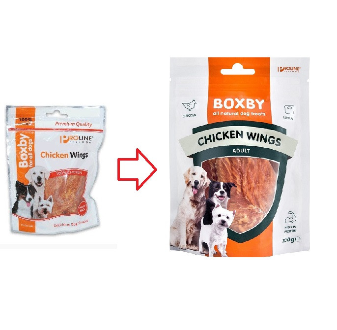 Boxby for dogs ali di pollo per cane