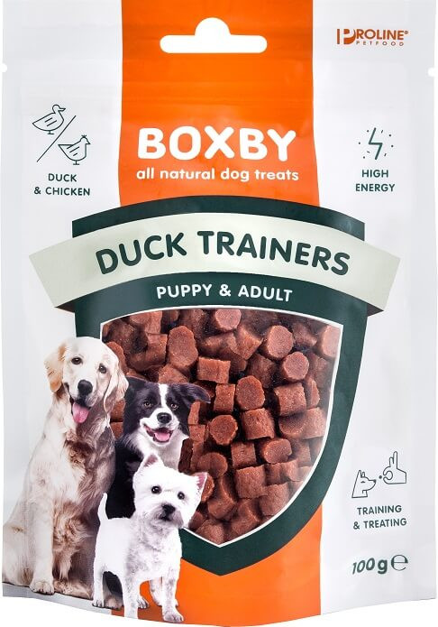 Immagine di 100 g Boxby Duck Trainers per cane